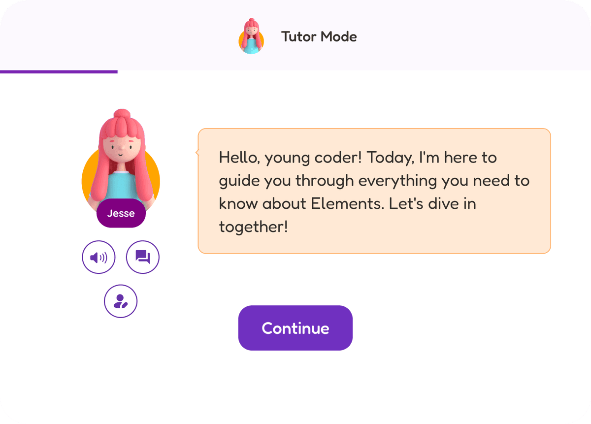 Lessons with Tutor Bot